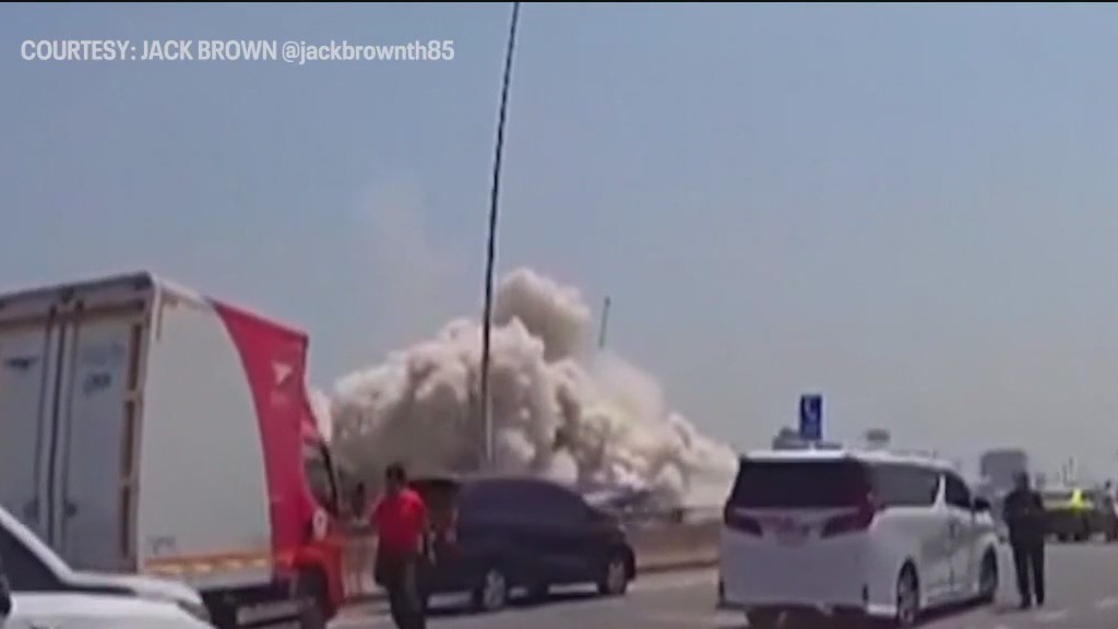 Shocking video shows moments earthquake hits Thailand