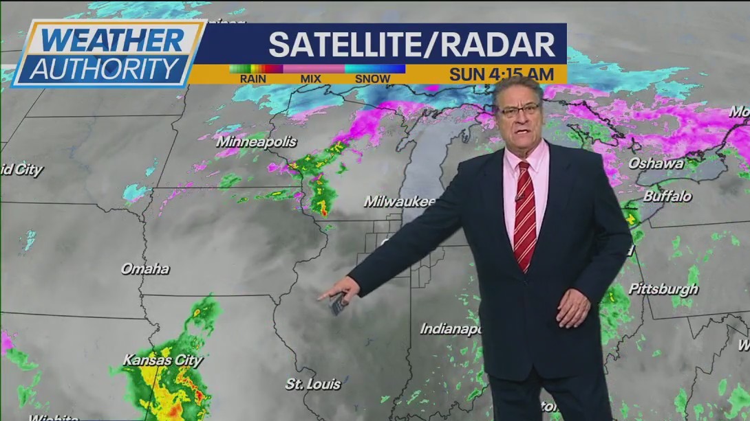 Chicago Weather: What to expect with 2 rounds of storms on Sunday