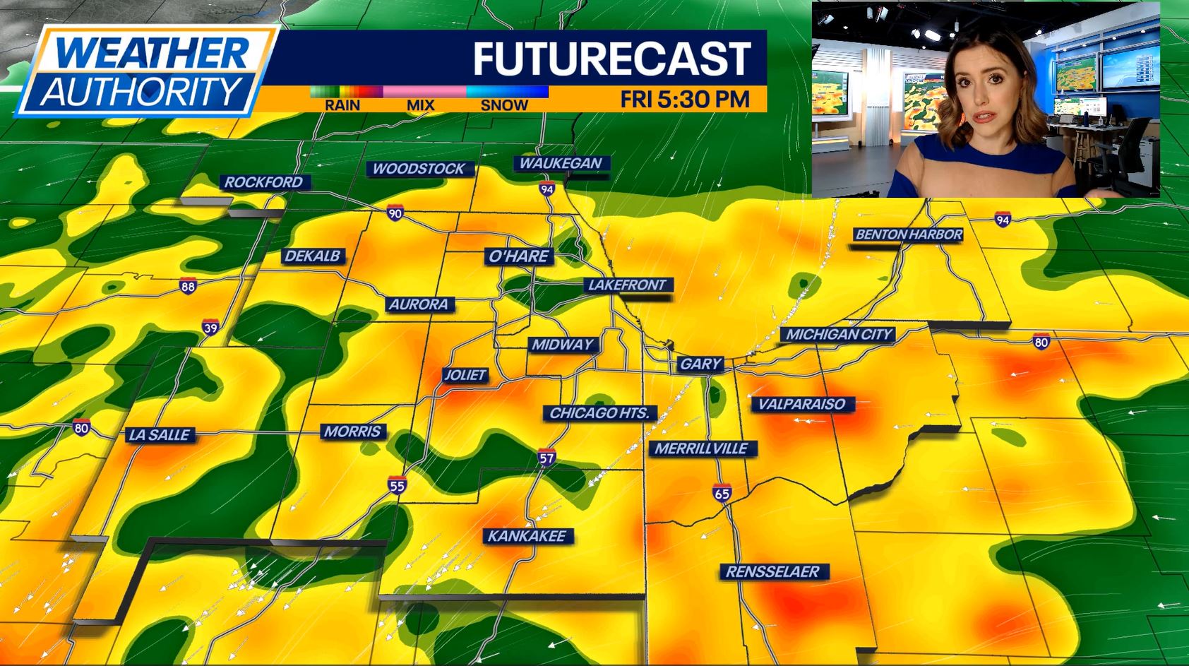 Chicago weather: Heavy rain possible overnight