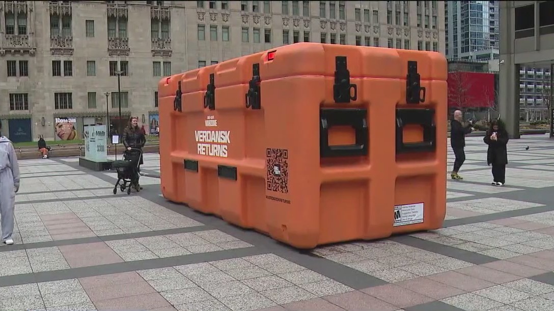 Call of Duty Warzone crate spotted in Chicago