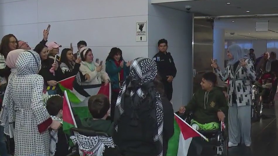 Injured Palestinian children arrive in Chicago for life-saving treatment