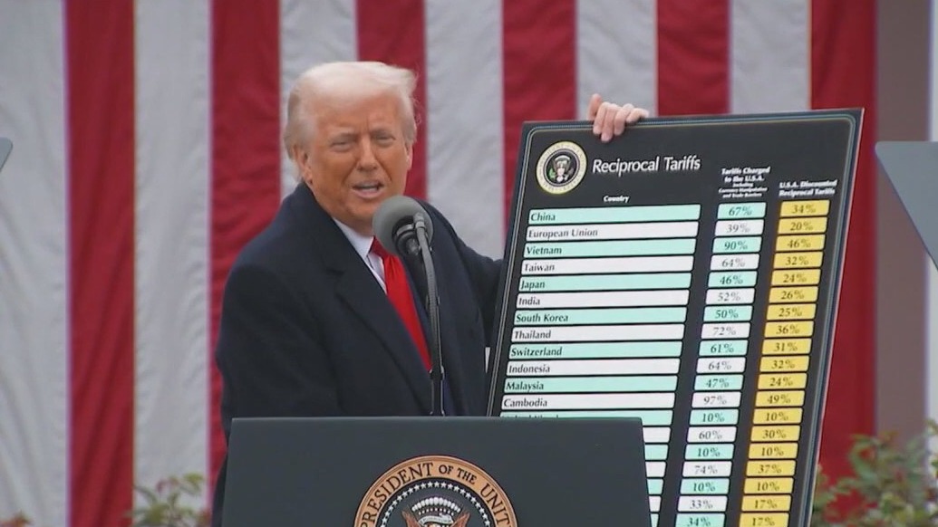 Despite tumbling stocks, Trump remains confident of tariff policy