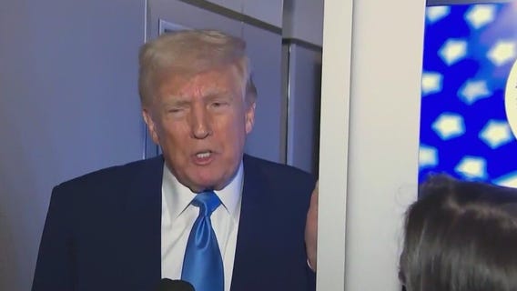 President Trump urges patience as stock markets continue to sink