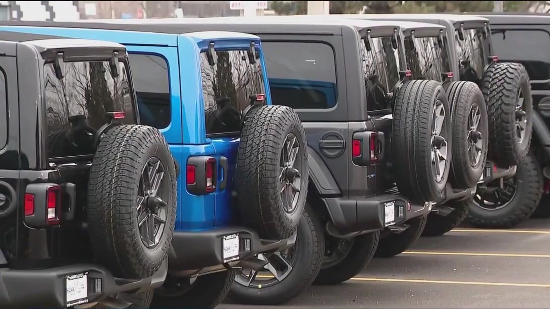 Chicago area dealerships react to Trump's auto tariffs
