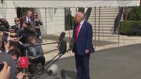 Trump responds to markets tanking after his tariff announcement