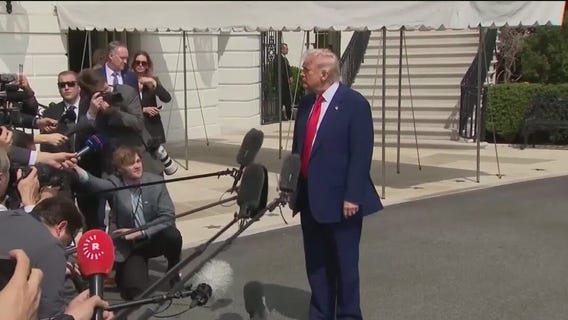 Trump responds to markets tanking after his tariff announcement