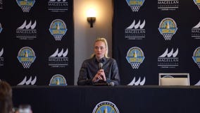 First-round pick Hailey Van Lith is introduced as the newest Chicago Sky guard