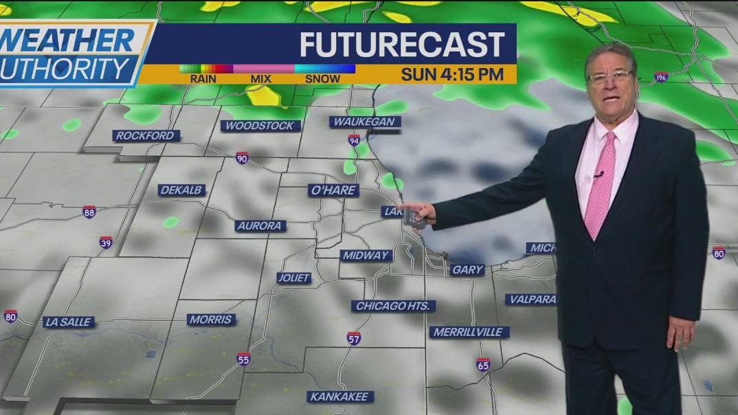 Chicago Weather: Brief sunshine to start Easter, but rainfall is coming
