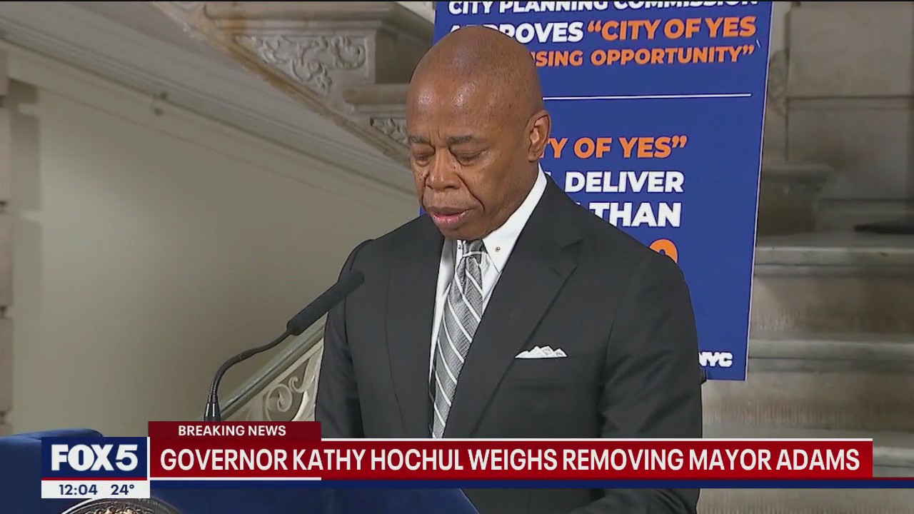 Gov. Hochul decides whether or not to remove Adams