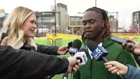 Top RB prospect Ashton Jeanty talks his impressions of the Chicago Bears