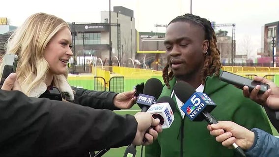 Top RB prospect Ashton Jeanty talks his impressions of the Chicago Bears