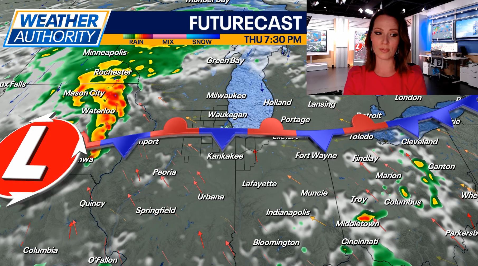 Chicago weather rollercoaster: 70s, 50s, storms, then an 80-degree warmup next week