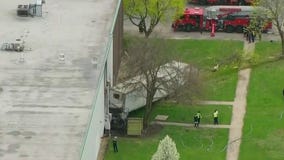 Semi-truck crashes into West Chicago building