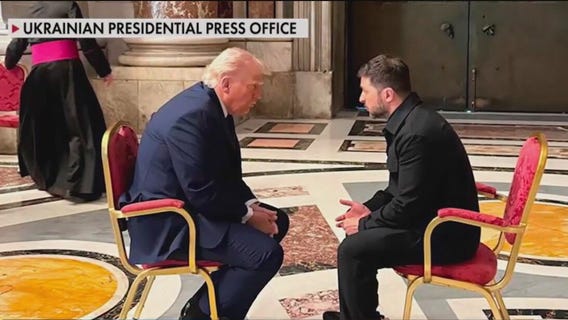 Trump, Zelenskyy discuss Ukraine peace talks during Vatican meeting