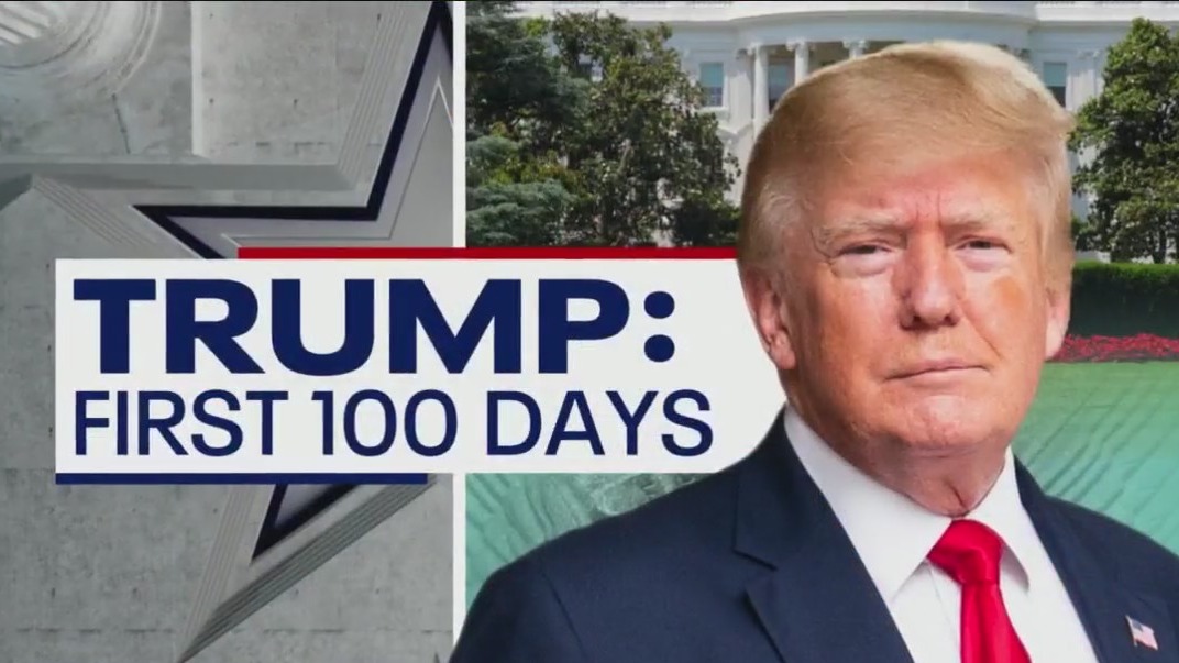 President Trump marks 100 days in office as polling shows disapproval