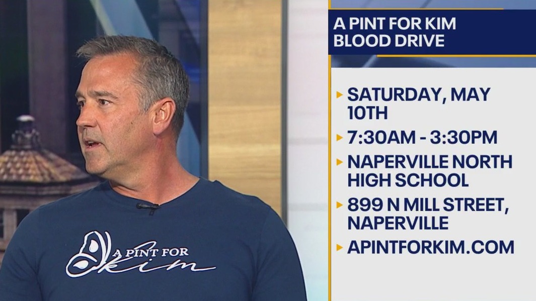 'A Pint for Kim' - Naperville family hosts blood drive to honor mom, save lives