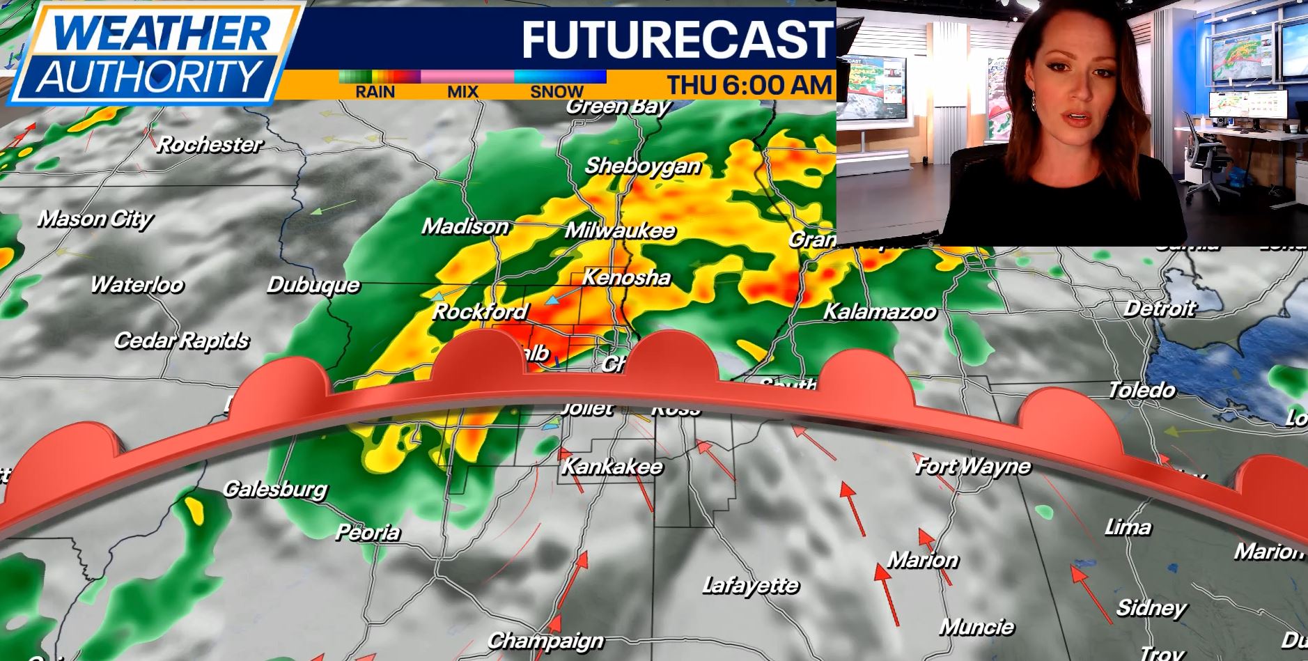 Chicago weather: Several rounds of rain expected between tonight and Friday