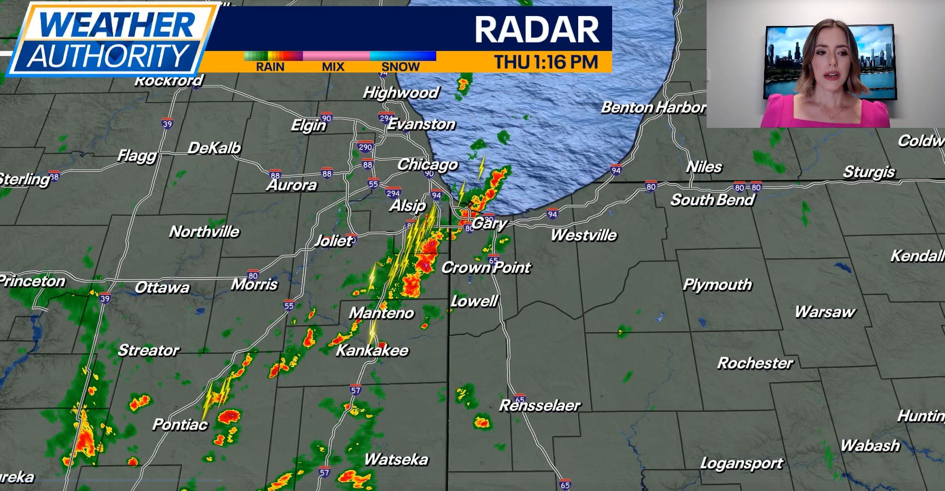 Chicago weather: Storms rolling through, more rain possible this weekend