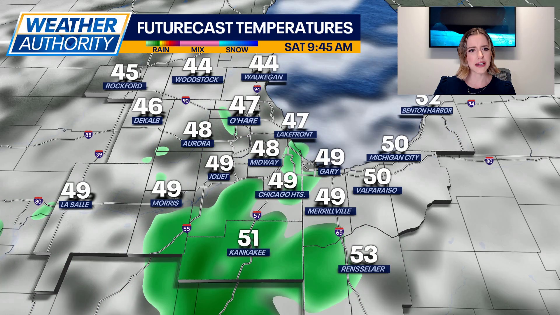 Scattered showers return to Chicagoland this weekend