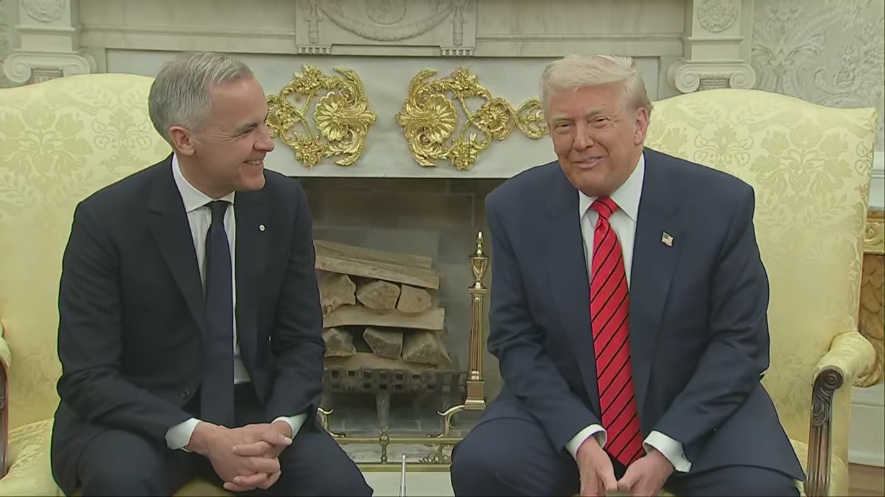 FULL VIDEO: Trump and Canadian PM Carney meet in Oval Office