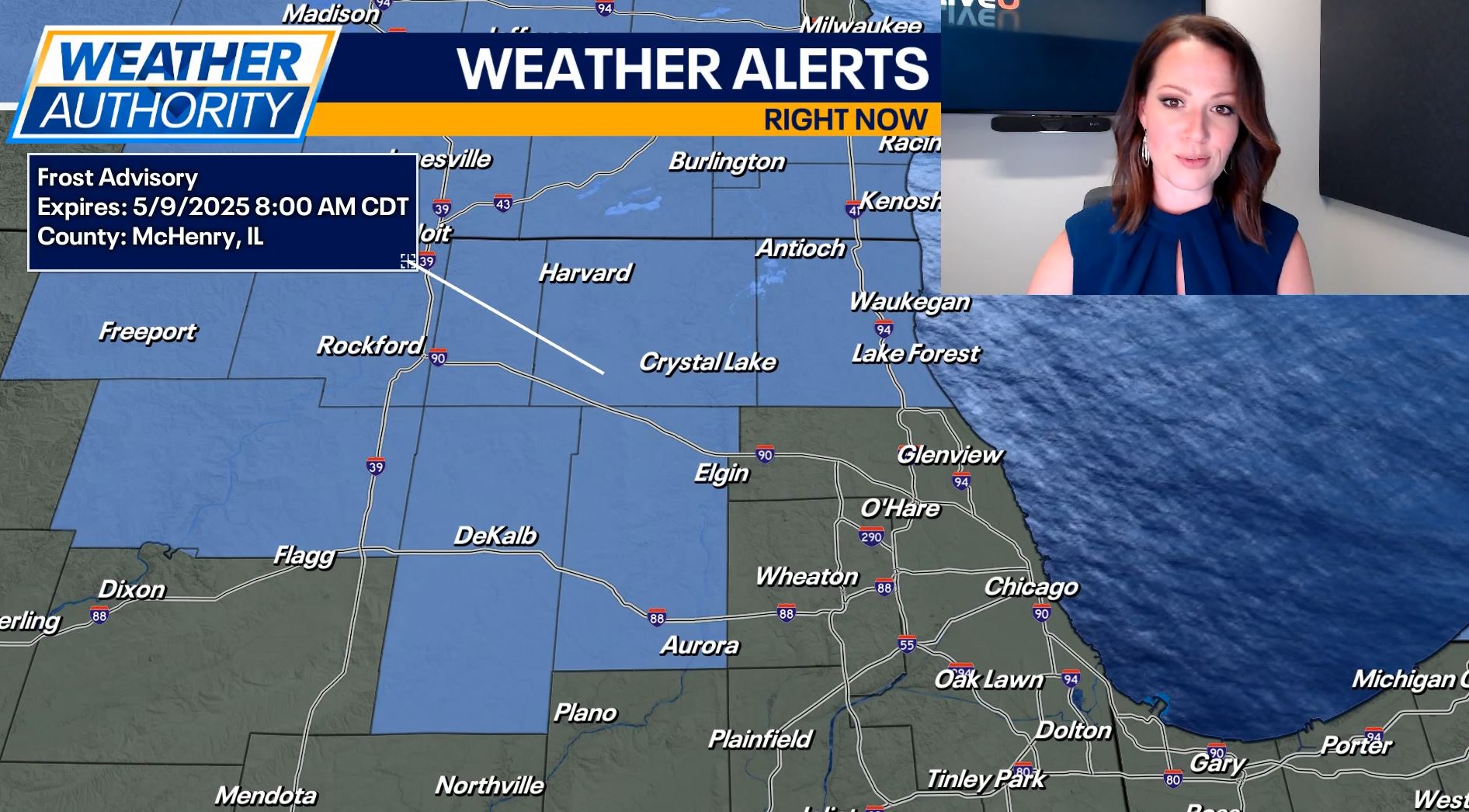 Chicago weather: Frost Advisory issued for parts of Chicagoland tonight