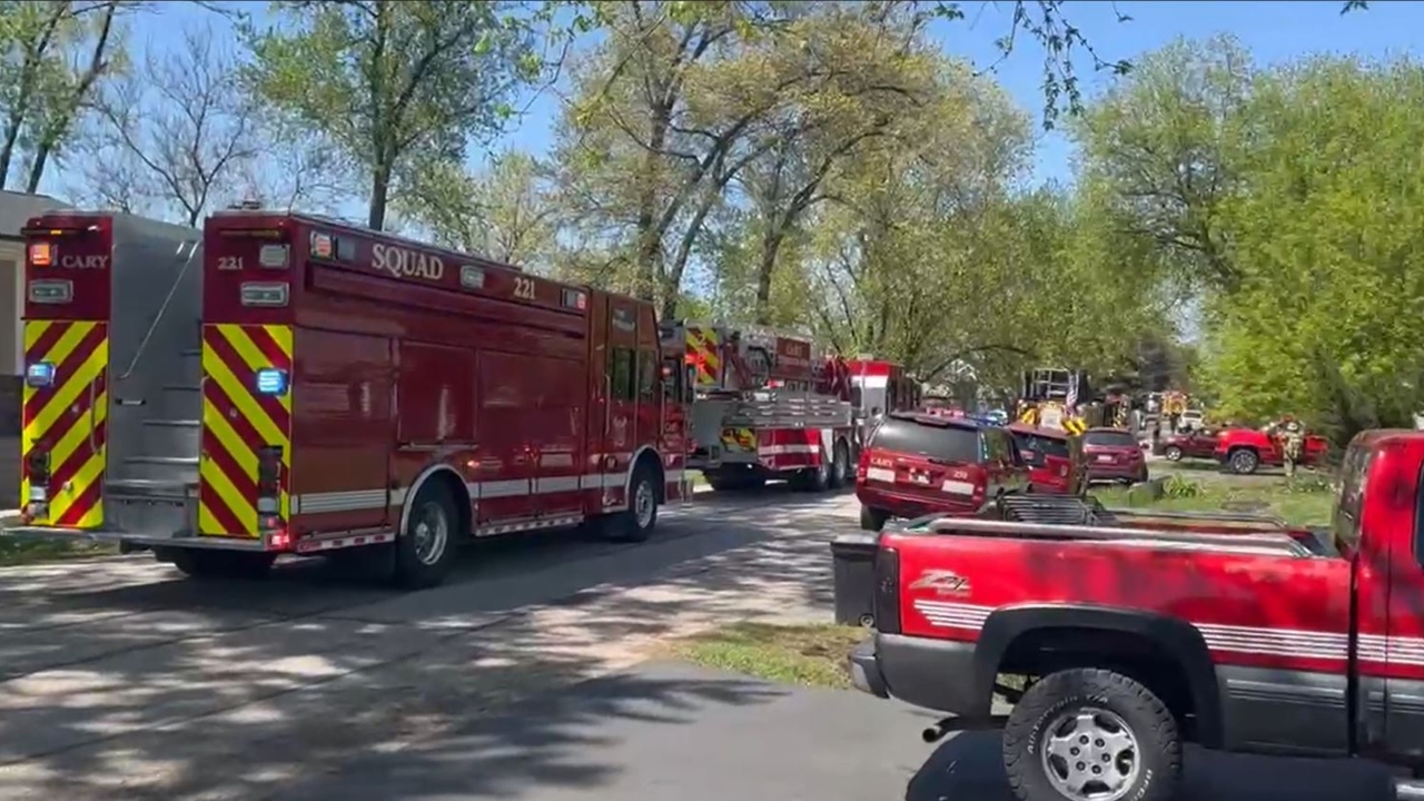 Emergency crews respond to Cary home explosion