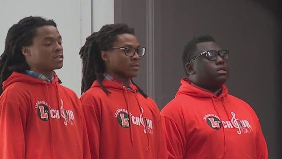 Chicago's Leo Catholic High School honors Pope Leo XIV