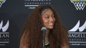 Angel Reese talks the upcoming season at Chicago Sky media day