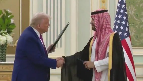 Trump praises relationship with Saudi Arabia on trip to Middle East