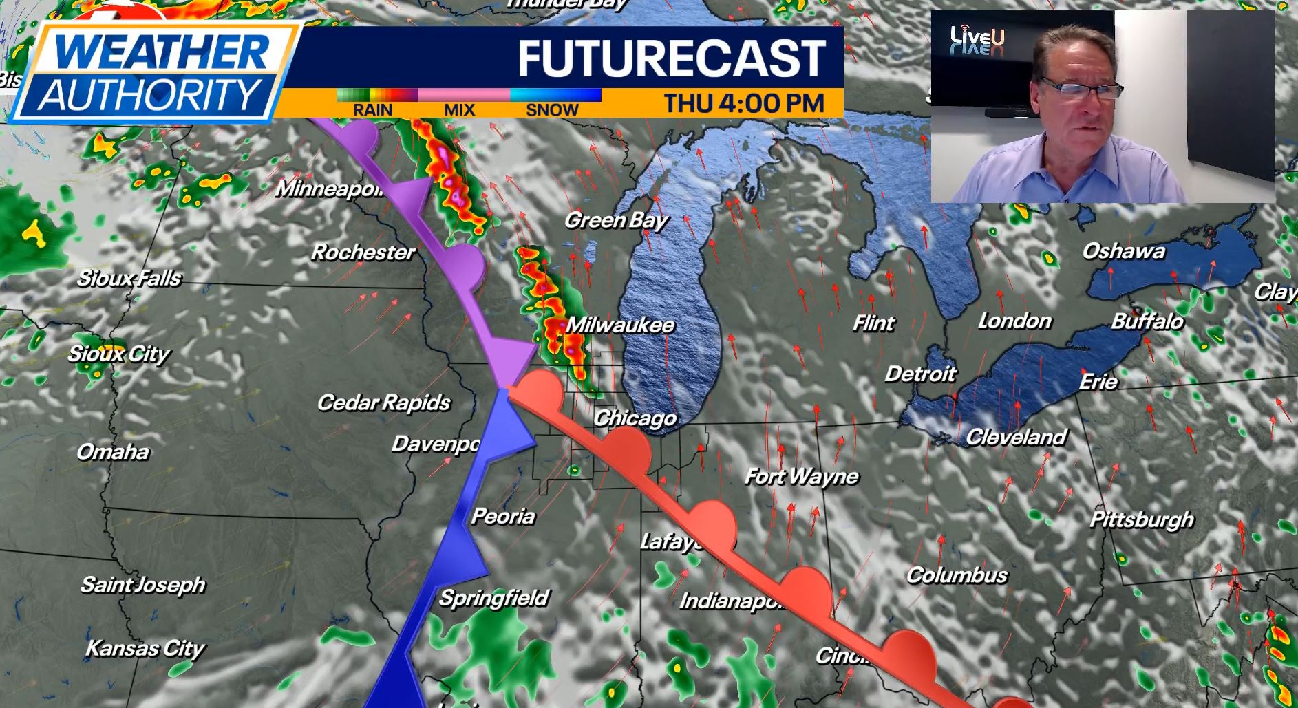Chicago weather: Chance of severe storms on Thursday