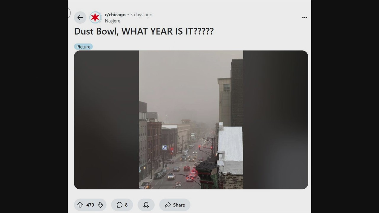 Chicago dust storm: Top 5 reactions from the internet following Friday's weather | ChicagoNOW