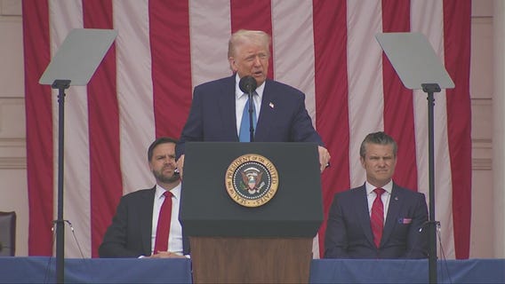 Trump marks Memorial Day with tribute at Arlington National Cemetery