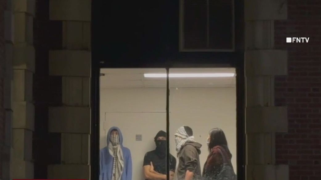 Sit-in protest at Barnard College