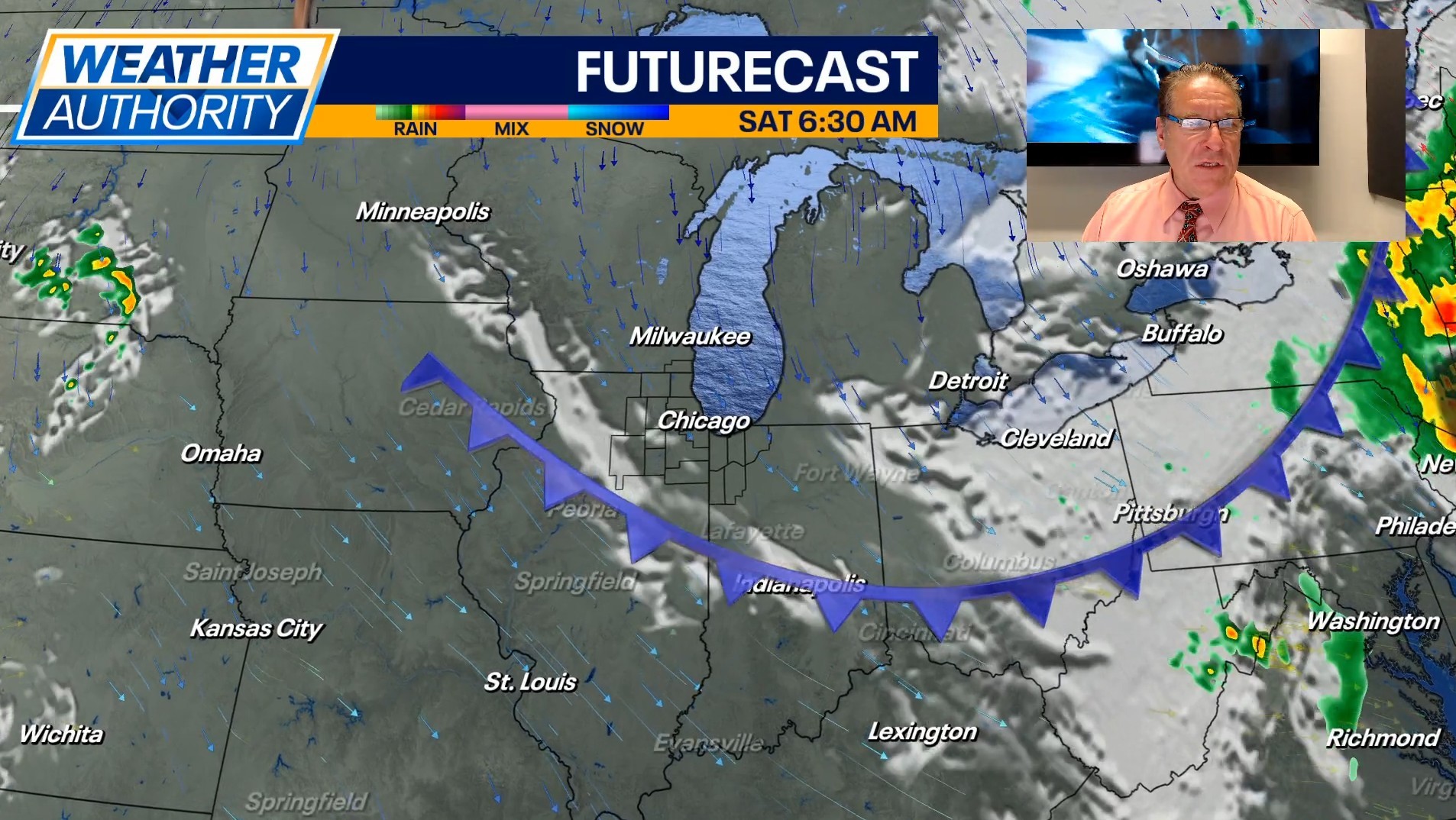 Chicago weather: Chance of showers, thunderstorms into today in Chicago