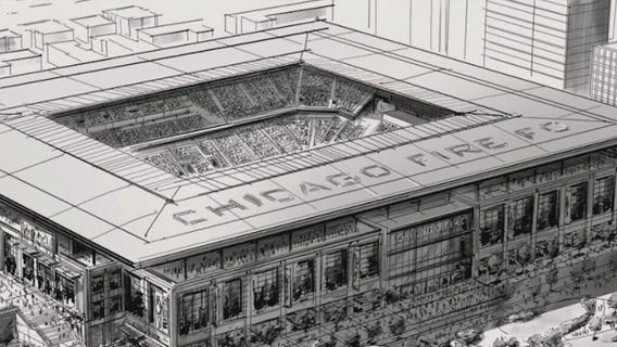 Chicago Fire reveal plans for new stadium at The 78
