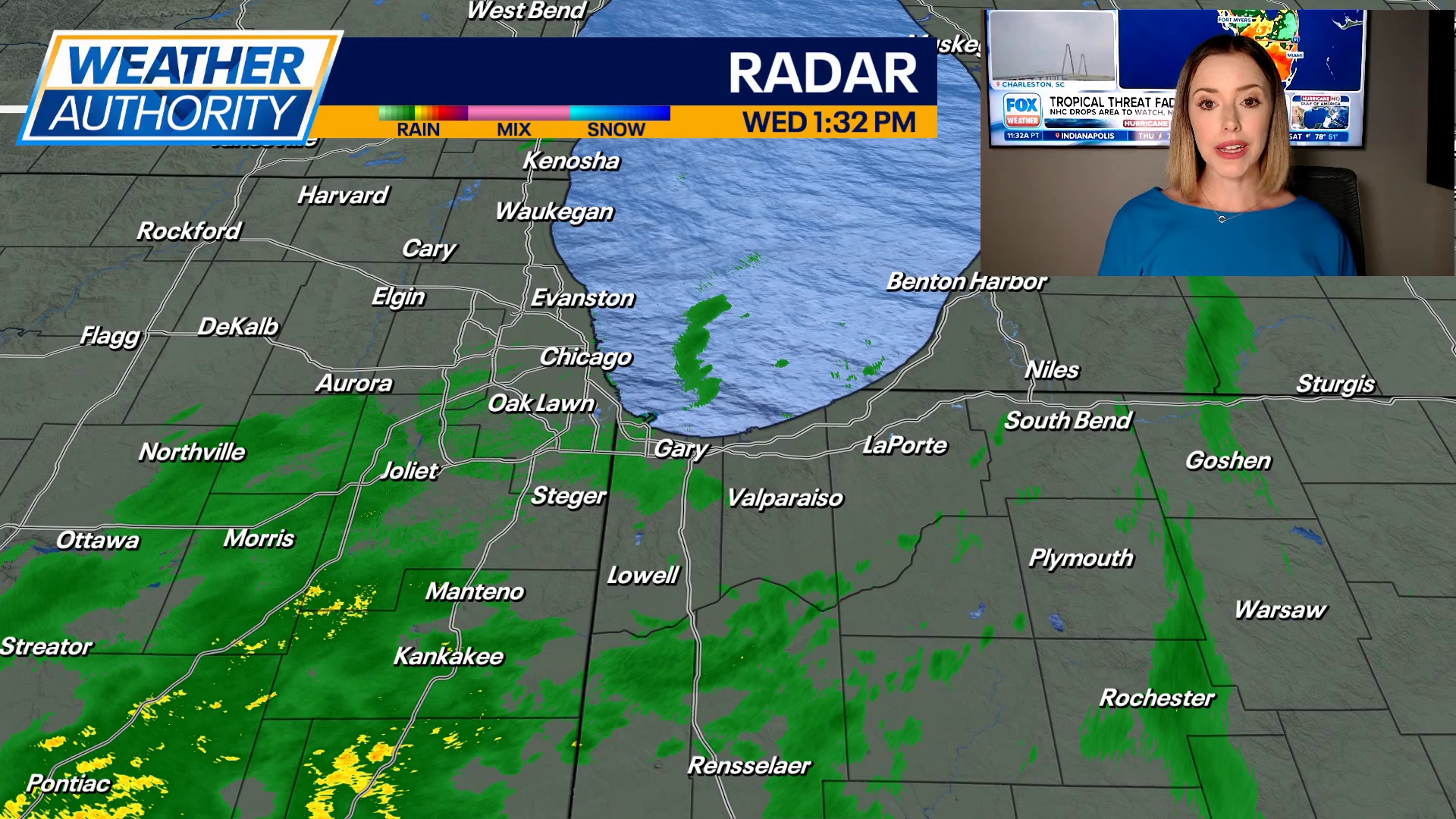 Rain moves out Wednesday, sunnier skies and 70s on the way