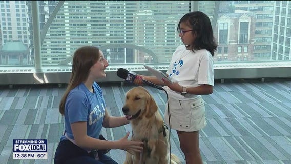 Girl battling leukemia at Lurie Children's becomes FOX 32 reporter for a day