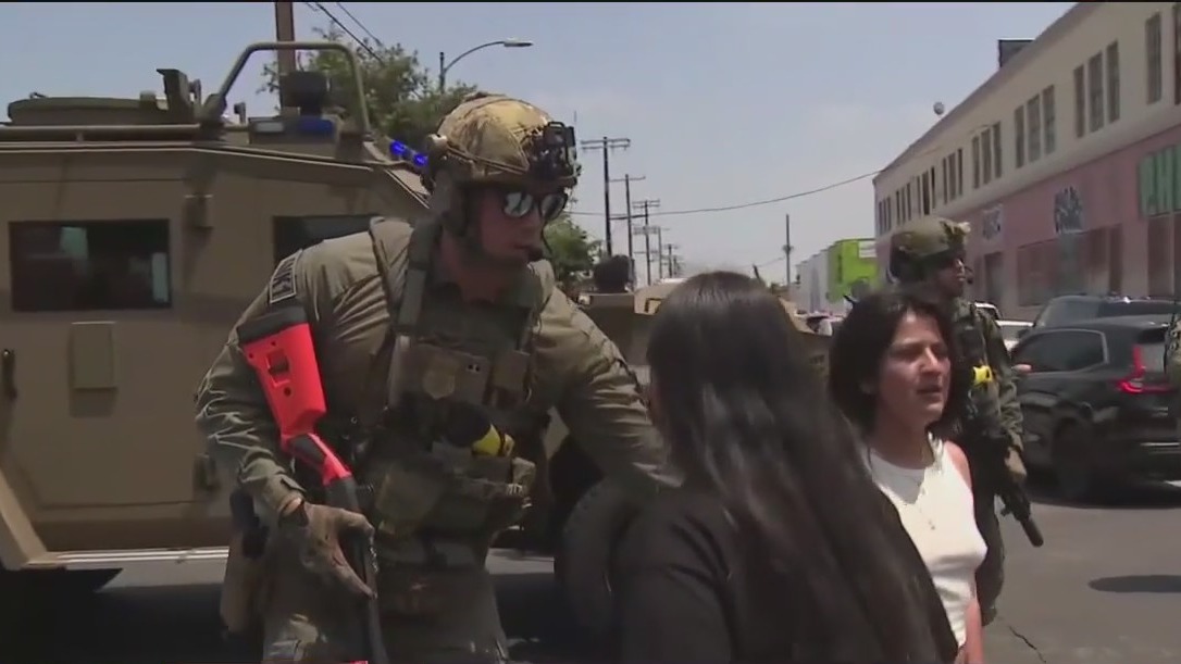 National Guard sent to Los Angeles after violent protests over immigration raids