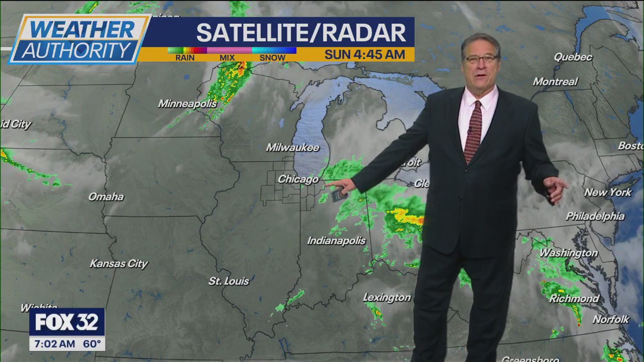 Chicago Weather: More showers possible for your Sunday