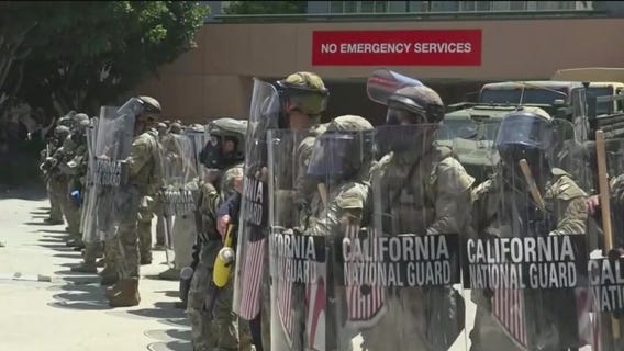 L.A. ICE protests continue, as California sues Trump over National Guard deployment