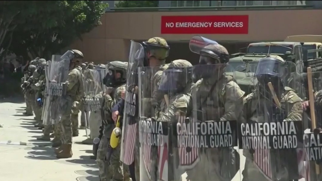 L.A. ICE protests continue, as California sues Trump over National Guard deployment