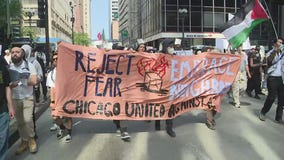 Anti-ICE protest underway in Chicago following unrest in LA
