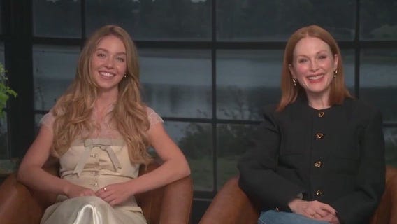 Sydney Sweeney and Julianne Moore on the benefits of breaking character between takes