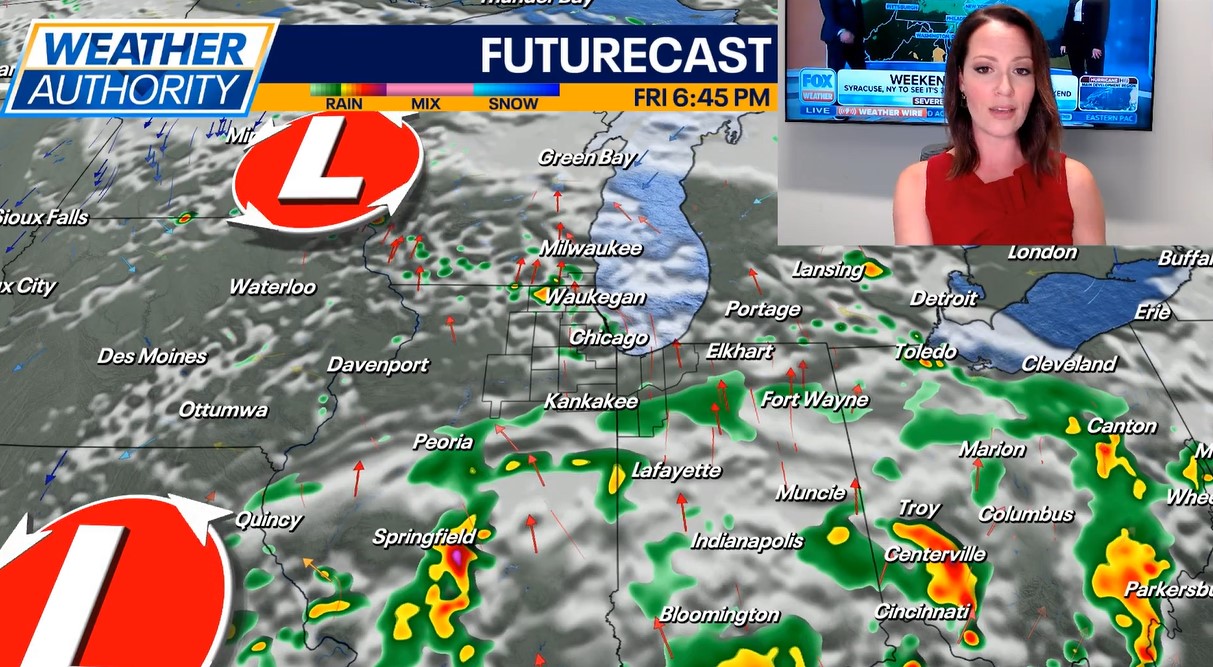 Chicago weather: Scattered showers, storms possible through Saturday