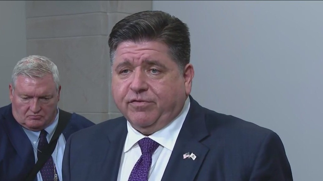 Gov. Pritzker speaks after testifying for 8 hours before Congress