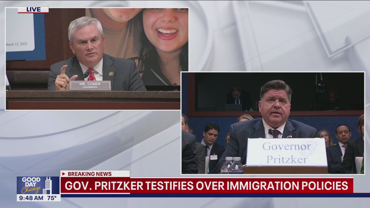 Pritzker questioned about undocumented immigrant charged in deaths of Chicago-area women