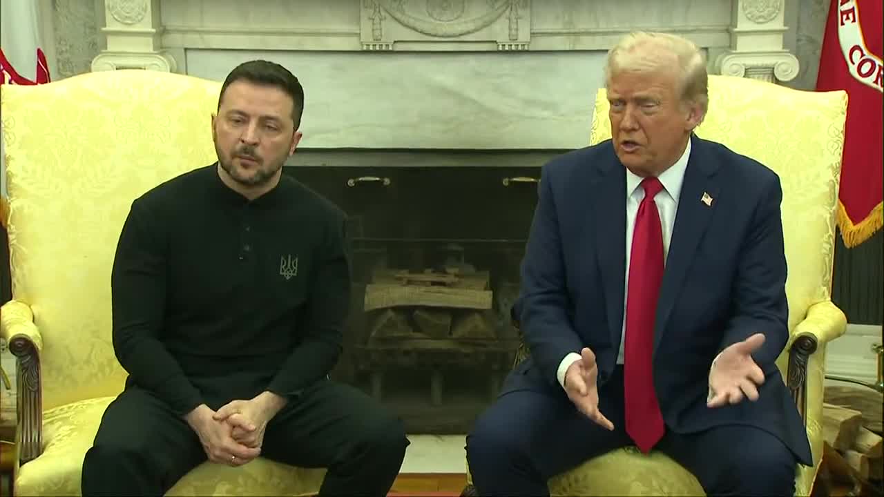 Trump, Zelenskyy have heated meeting in Oval Office