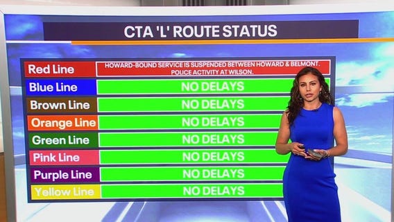 NB Red Line service suspended between Belmont, Howard due to police activity