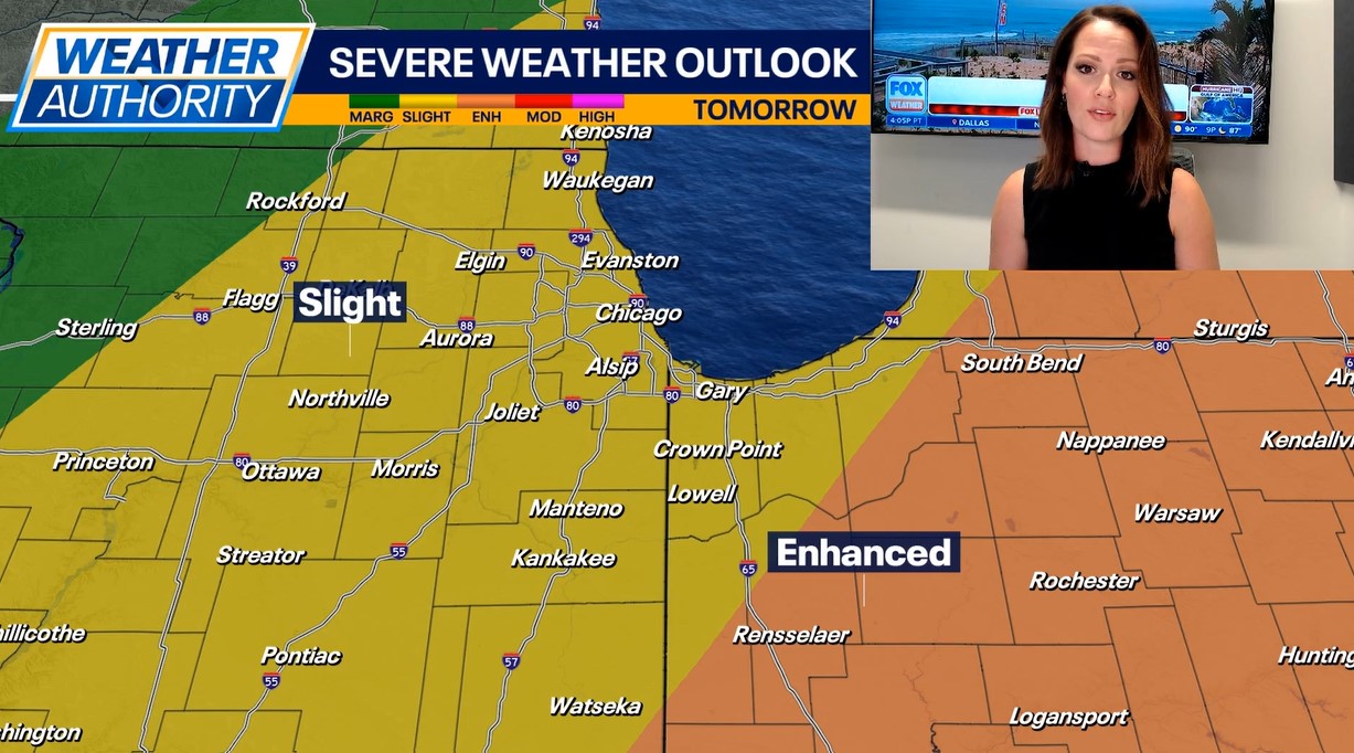 Chicago weather: Severe storms possible Wednesday followed by weekend heat wave