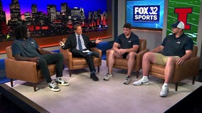 University of Illinois football players visit FOX 32 and talk the Illini in 2025